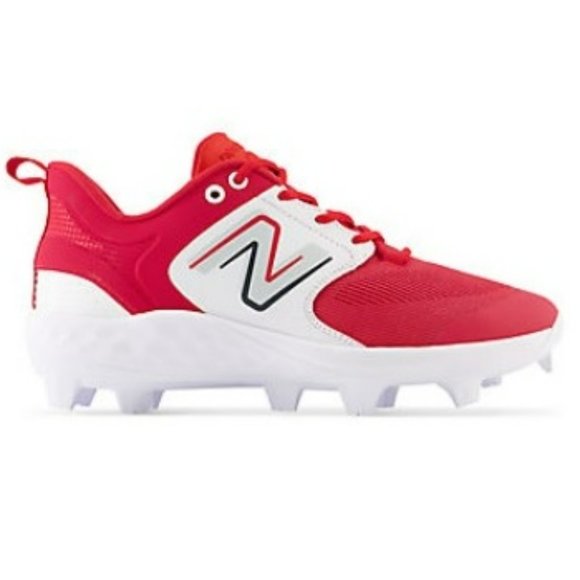 Men's New Balance Red Fresh Foam Molded Baseball Cleats PL3000R6 - Picture 3 of 3
